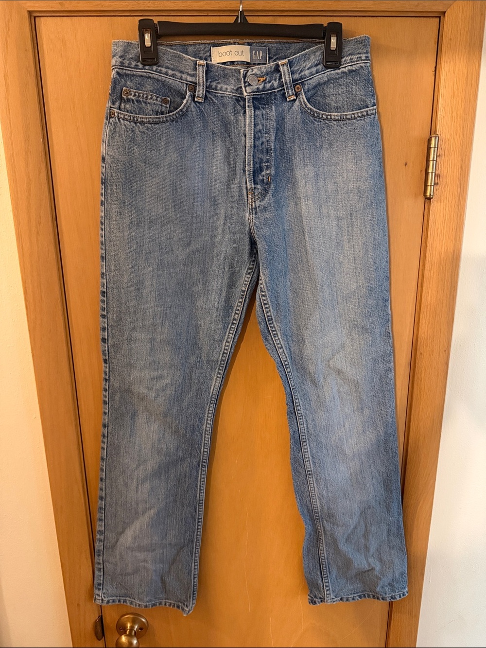 GAP Women’s Vintage Bootcut Relaxed Button Fly Jeans USA Light Wash Size 8